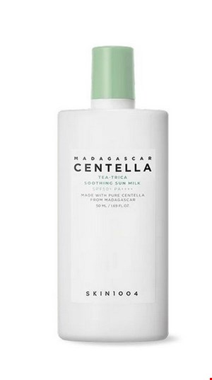 ضد آفتاب تسکین دهنده سنتلا اسکین Skin 1004 تی تریکا Tea Trica