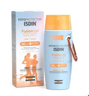ژل ضد آفتاب ایزدین Isdin ورزشی مدل فیوژن اسپرت Fusion Gel Sport