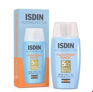 ضد آفتاب ایزدین Isdin فیوژن واتر آنتی اکسیدان مدل مجیک Magic